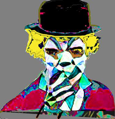 Solitary Clown Smoking - Limited Edition 1 of 1 thumb
