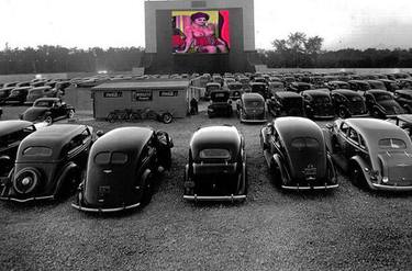 Sophia Loren Movie Showing At The Drive In - Limited Edition #1 of 3 thumb