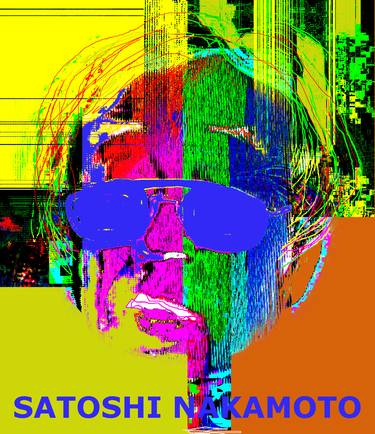 Satoshi Abstract - Limited Edition 1 of 1 thumb