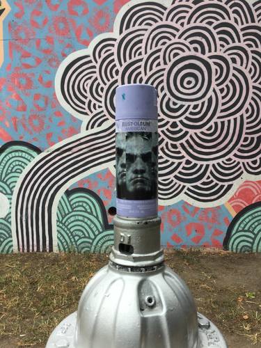 BEETHOVEN SPRAY CAN ON A FIRE HYDRANT - Limited Edition of 10 thumb