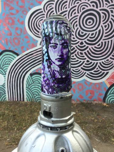 Gypsy Woman Spray Can On A Fire Hydrant - Limited Edition of 10 thumb
