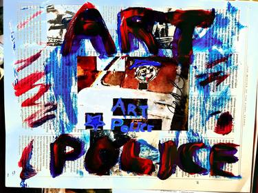ART POLICE - Embellished with acrylic paint - Limited Edition of 250 thumb