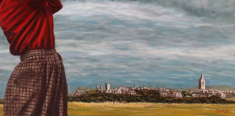 Original Figurative Sports Painting by Davy Macdonald