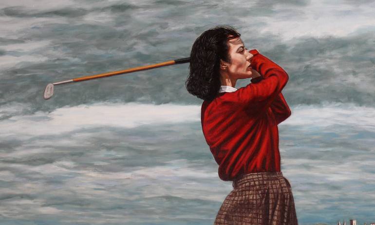 Original Figurative Sports Painting by Davy Macdonald