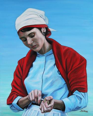 Original Documentary Women Paintings by Davy Macdonald