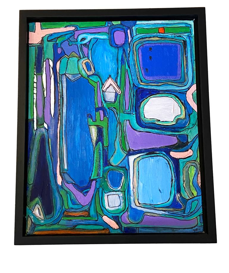 Original Abstract Painting by Yvonne Jean Rabie