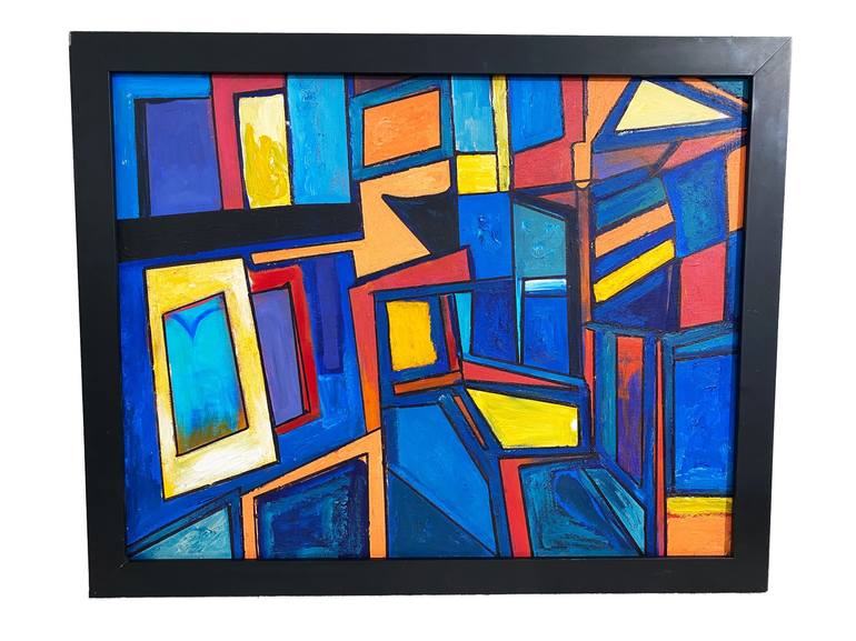 Original Abstract Painting by Yvonne Jean Rabie