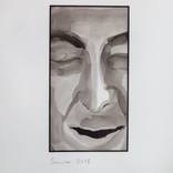 Hesitant portrait by Saina Heshmati