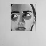 Hesitant portrait by Saina Heshmati