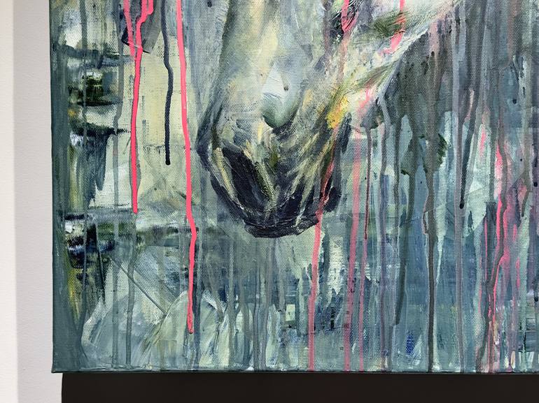 Original Abstract Horse Painting by Hannah Shergold