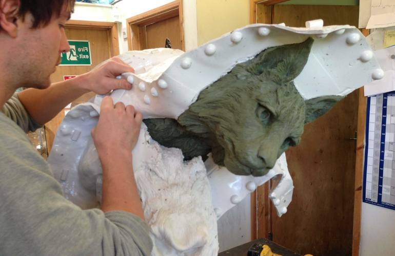 Original Figurative Animal Sculpture by Hannah Shergold