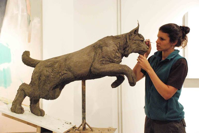 Original Figurative Animal Sculpture by Hannah Shergold