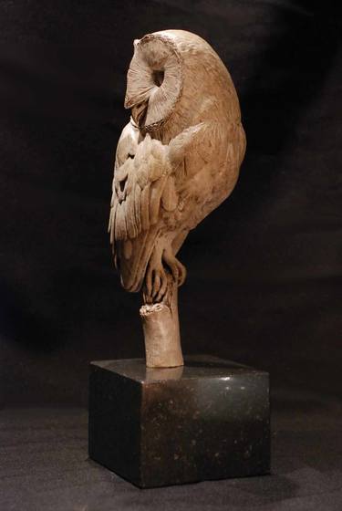 Barn Owl Sculpture By Hannah Shergold Saatchi Art