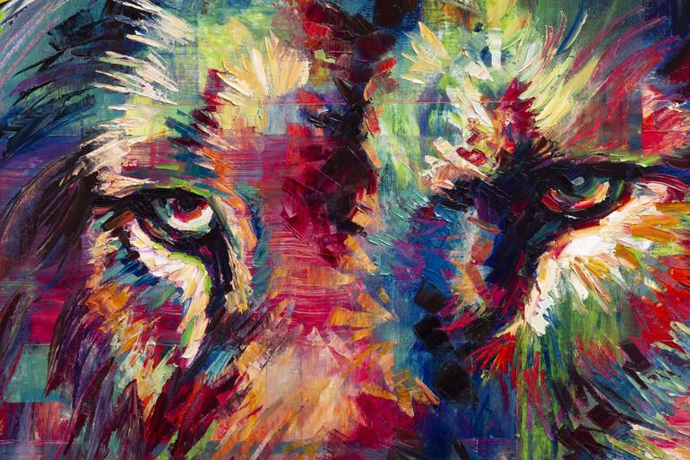 Original Abstract Animal Painting by Hannah Shergold