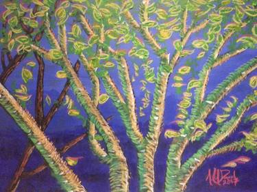 Print of Fine Art Tree Paintings by Michael David