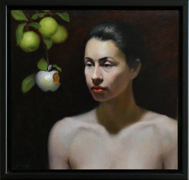 Original Portraiture Women Painting by Inger Aino Lutter