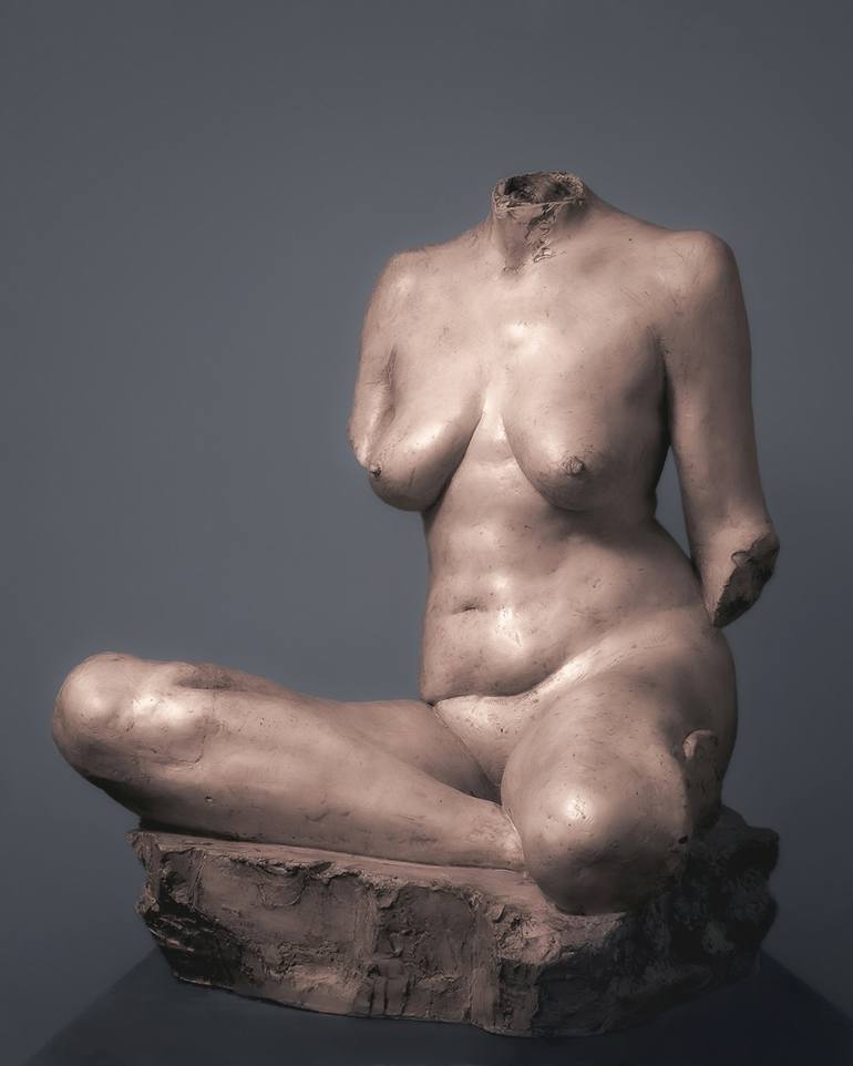 Original Nude Sculpture by Miguel Del Rey