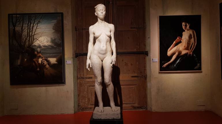 Original Nude Sculpture by Miguel Del Rey