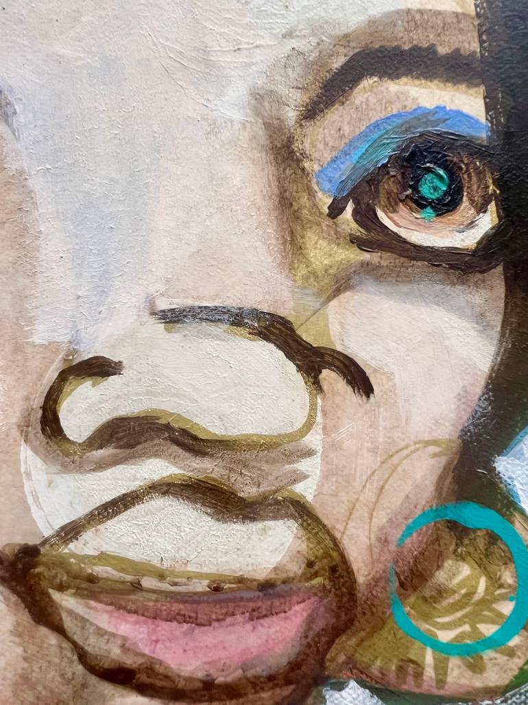 Original Contemporary People Mixed Media by Jenny Odom