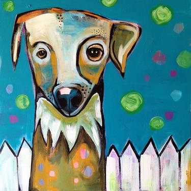 Print of Abstract Dogs Paintings by Jenny Odom