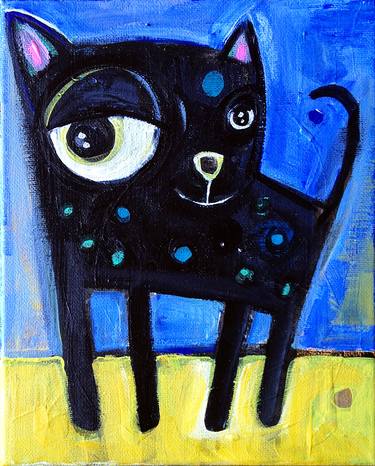 Print of Cats Paintings by Jenny Odom