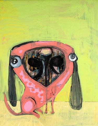 Print of Abstract Dogs Paintings by Jenny Odom
