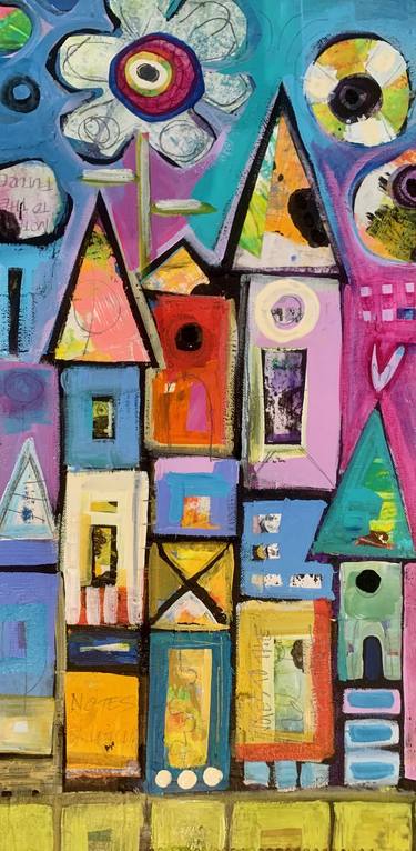 Print of Abstract Architecture Paintings by Jenny Odom