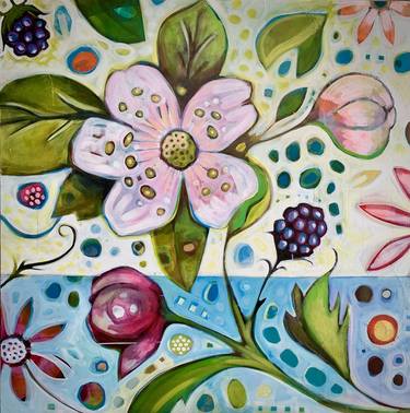 Original Floral Paintings by Jenny Odom