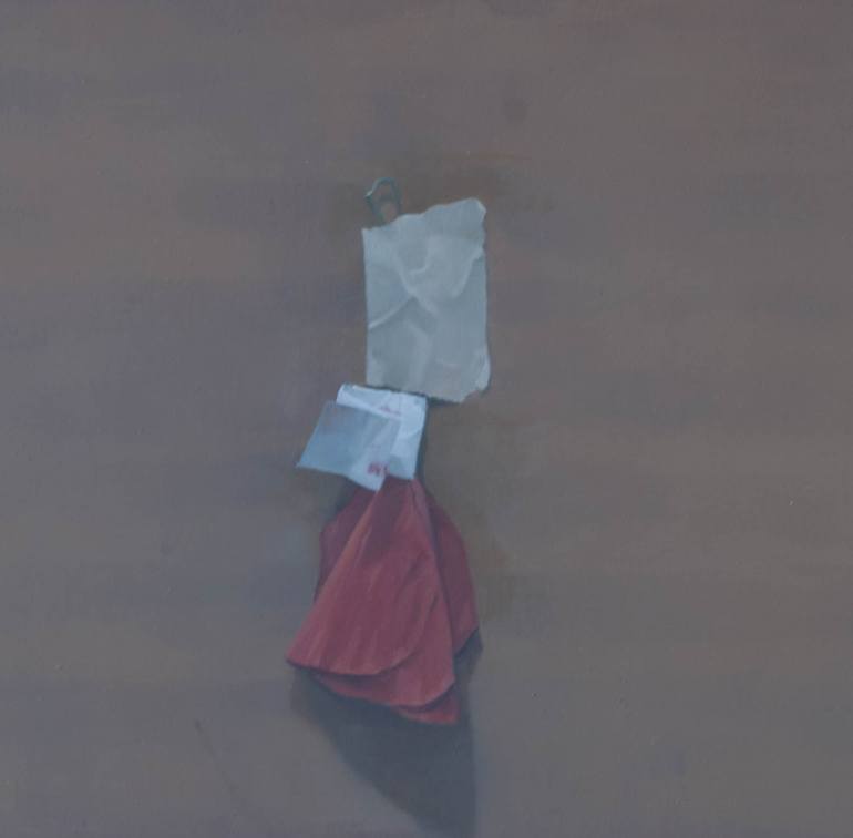 Original Conceptual Still Life Painting by Archil Pichkhadze