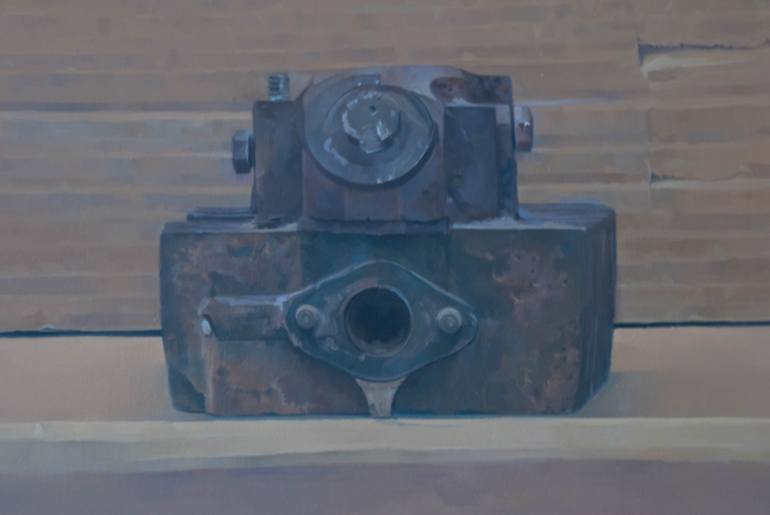 Original Conceptual Still Life Painting by Archil Pichkhadze