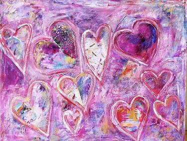 Print of Expressionism Love Paintings by Melissa Partridge