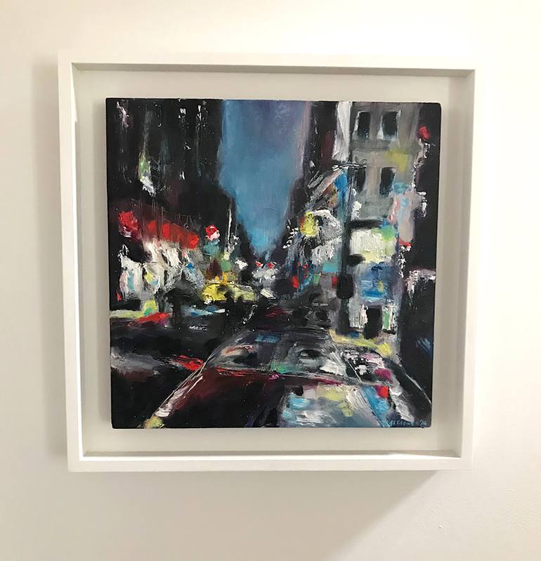 Original Abstract Cities Painting by Anna-Louise Felstead