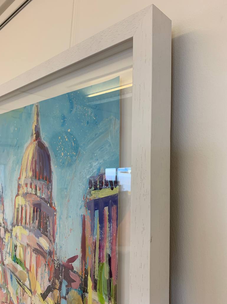 Original Abstract Cities Painting by Anna-Louise Felstead