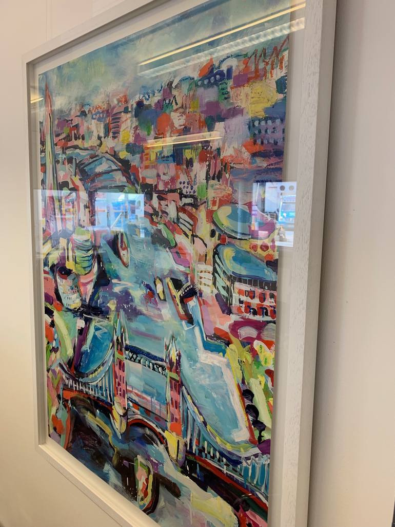 Original Cities Painting by Anna-louise Felstead