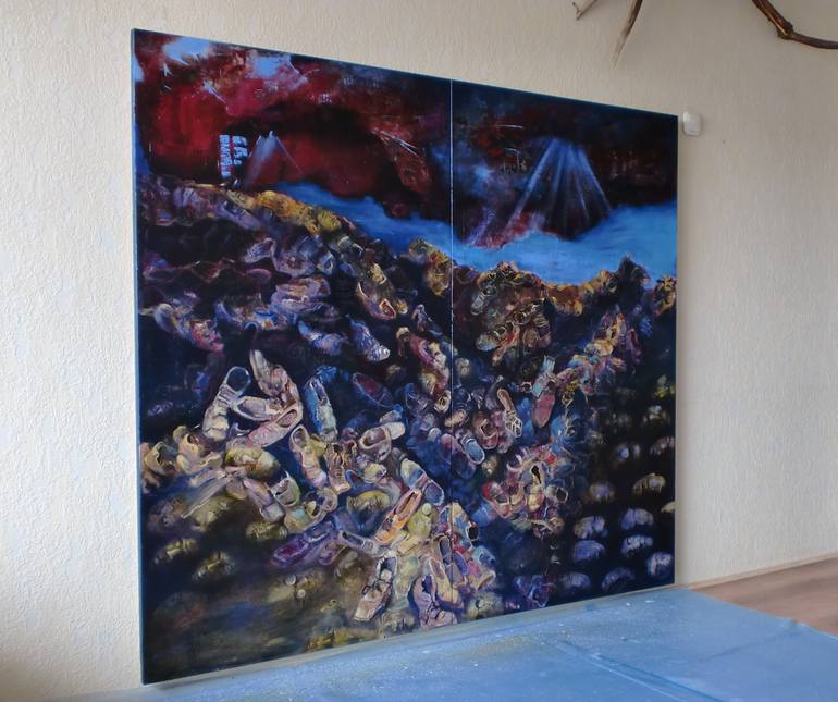 Original Portraiture People Painting by Benas AlejūNas