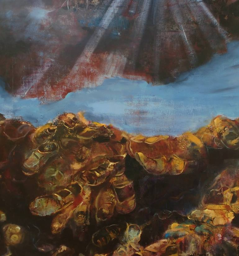 Original Portraiture People Painting by Benas AlejūNas