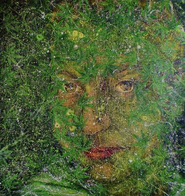 Original Abstract Expressionism Portrait Paintings by Benas Alejūnas