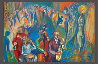 Print of Expressionism Music Paintings by Adrian Helytovych