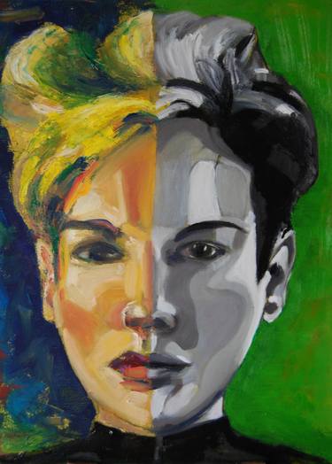 Original Impressionism Portrait Paintings by Maria Aloi