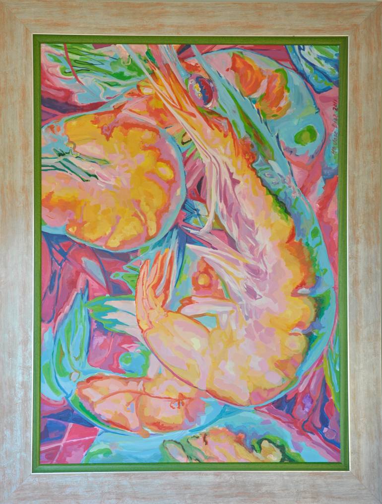 Original Impressionism Animal Painting by Maria Jose Diaz