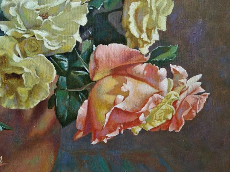 Original Realism Still Life Painting by Oleg Khoroshilov