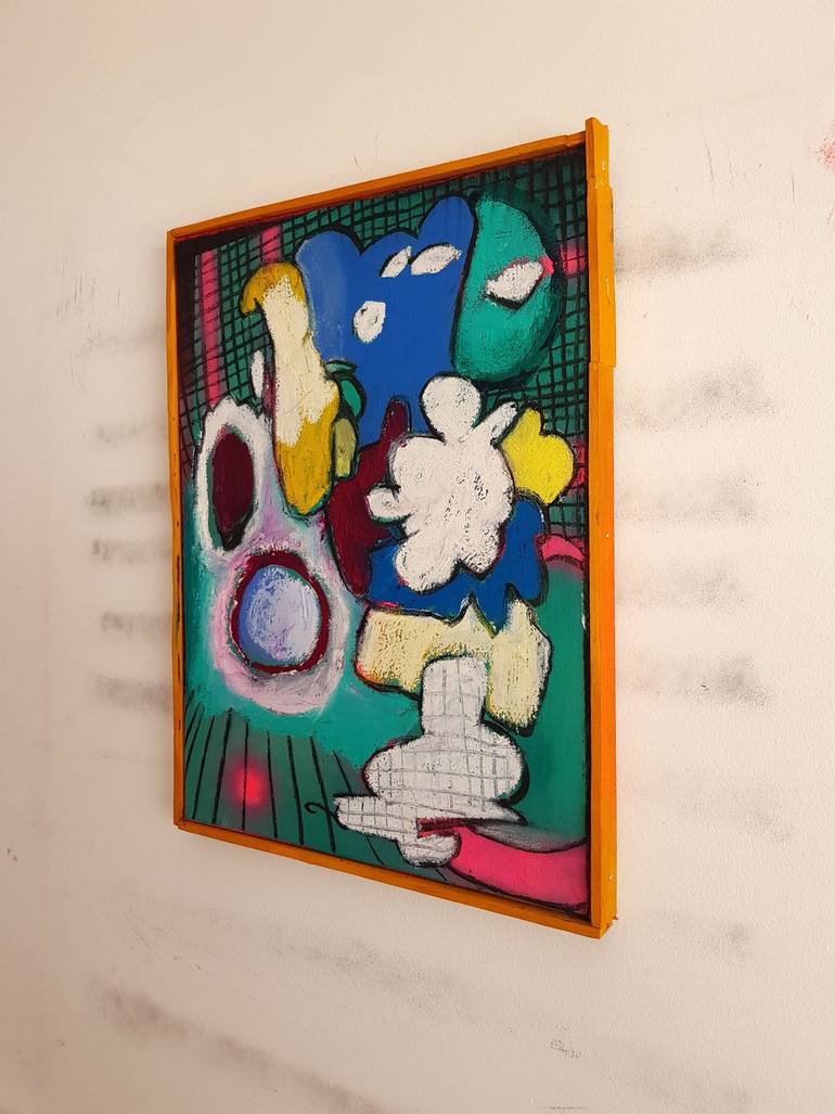 Original Abstract Expressionism Abstract Painting by David Cardoso