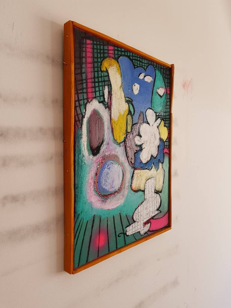 Original Abstract Expressionism Abstract Painting by David Cardoso