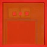 Study in orange with Medusa by Monica Lelli