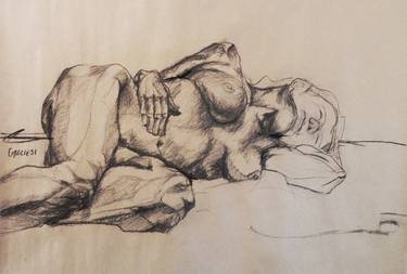 Original Figurative Erotic Drawings by Germán Gagliesi