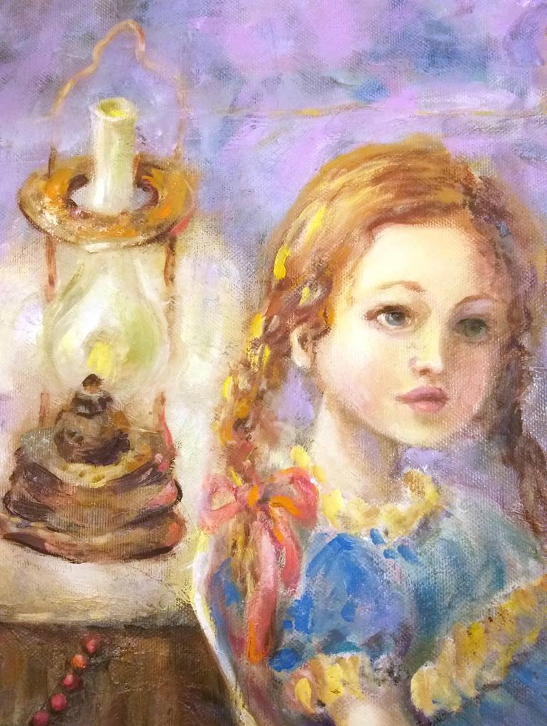 Original Expressionism Fantasy Painting by Natalia Bogdan