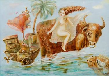 Print of Fantasy Paintings by Bogdan Natalia