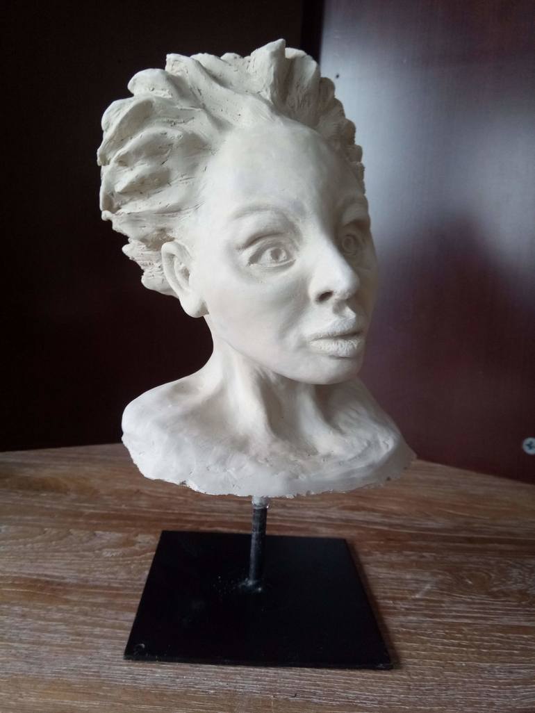 Original Women Sculpture by Jean Eric Ridonat