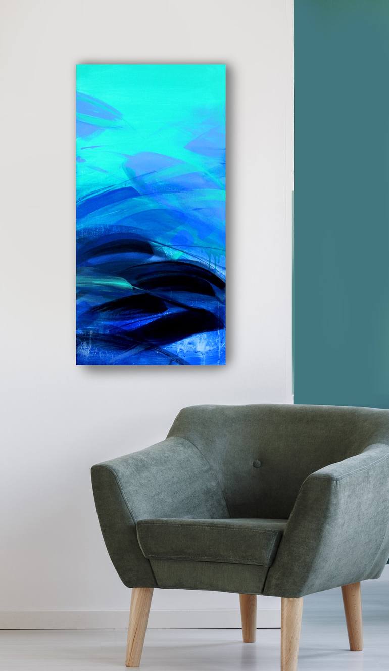 Original Modern Abstract Painting by Mary Maguire