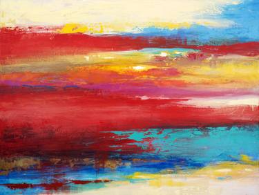 Original Abstract Expressionism Nature Paintings by Mary Maguire